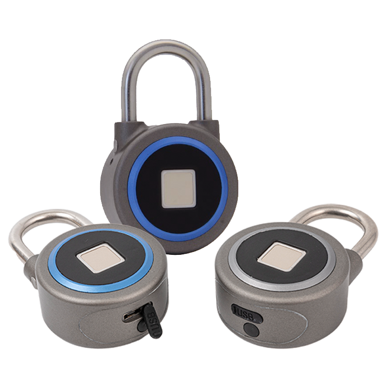 Fingerprint Bluetooth Round Padlock